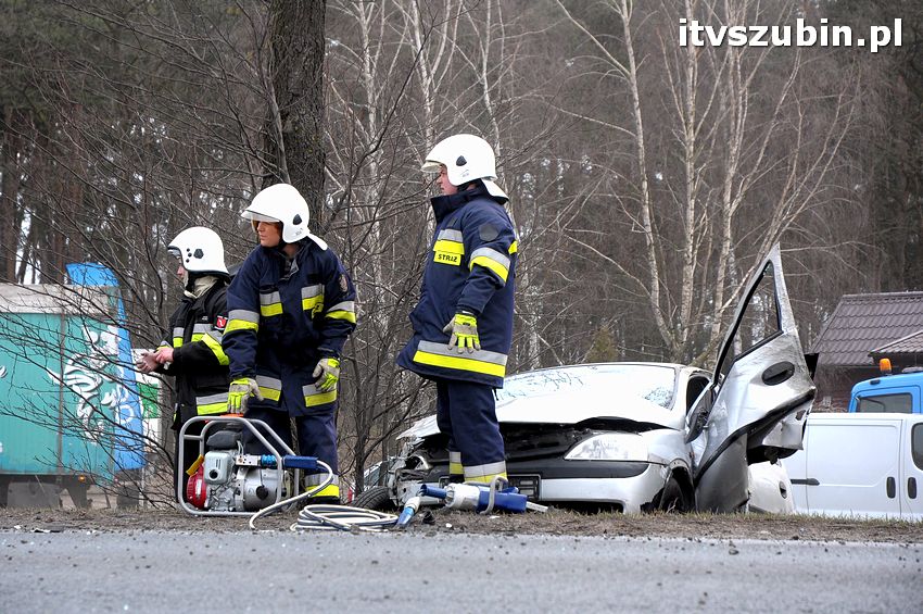 Wpadek na krajowej piątce, kierujący oplem miał 1,5 promila