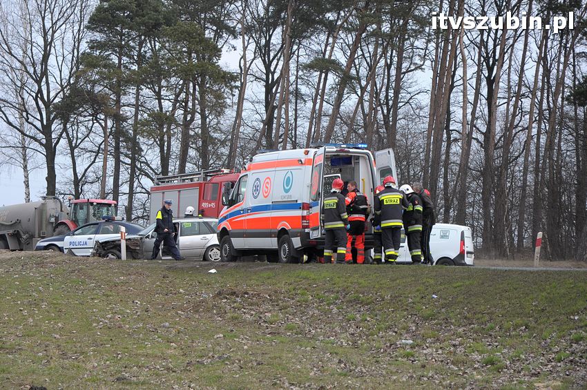 Wpadek na krajowej piątce, kierujący oplem miał 1,5 promila