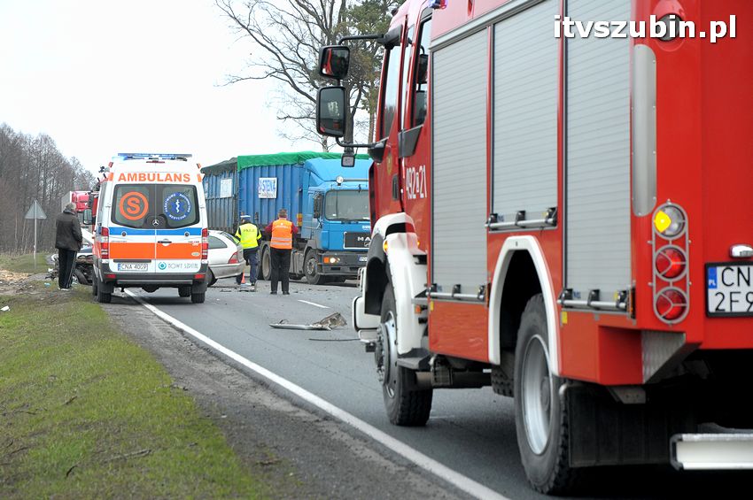 Wpadek na krajowej piątce, kierujący oplem miał 1,5 promila