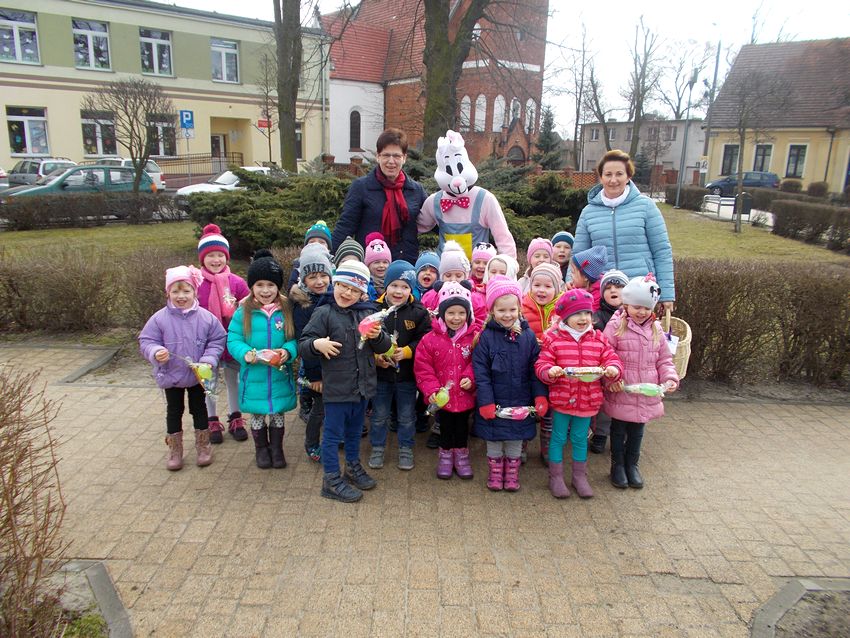 Zajączek Wielkanocny w Samorządowym Przedszkolu nr 3 im. W. Chotomskiej w Szubinie