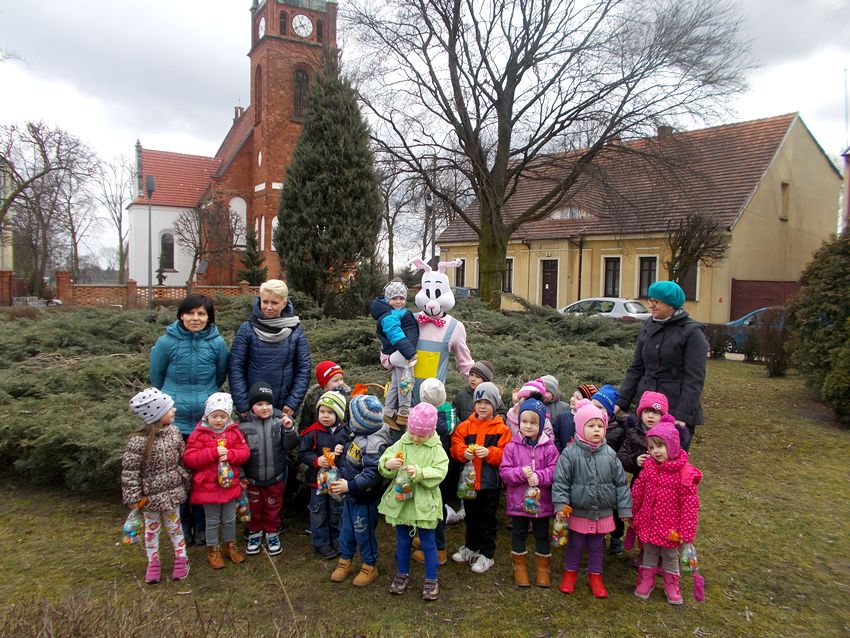 Zajączek Wielkanocny w Samorządowym Przedszkolu nr 3 im. W. Chotomskiej w Szubinie