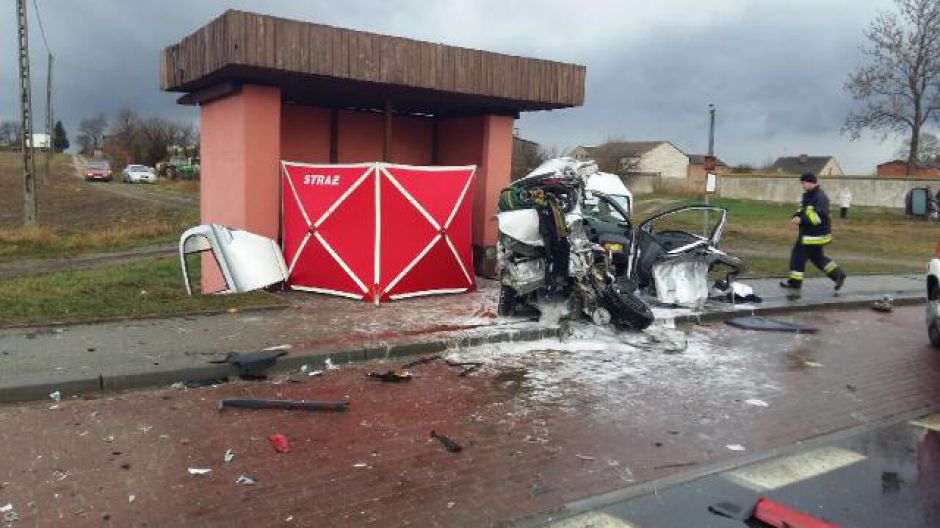 Tragiczny wypadek w Jaroszewie, gmina Żnin