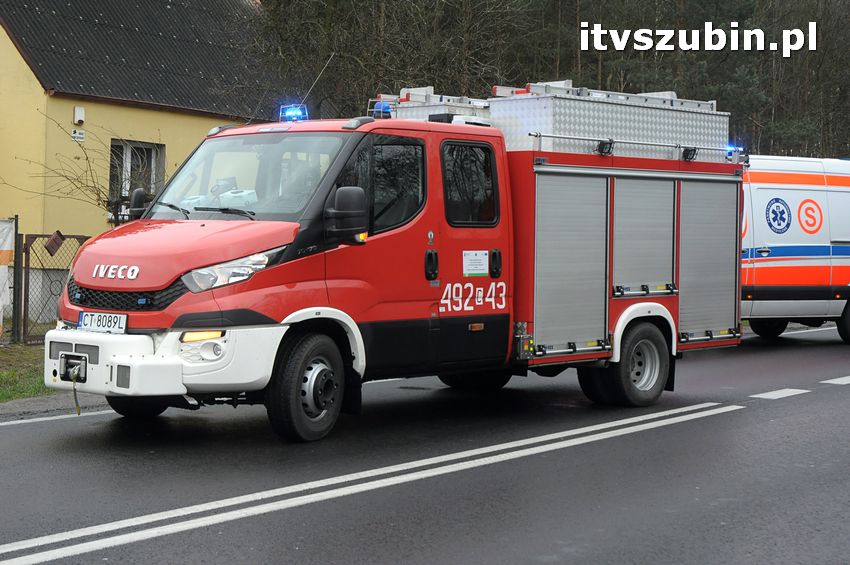 Kolizja trzech samochodów w Kołaczkowie