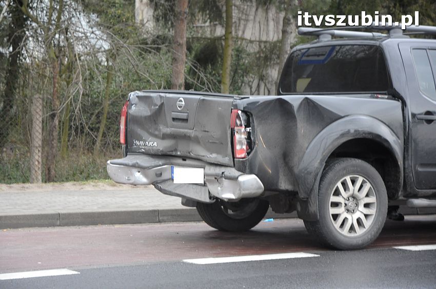 Kolizja trzech samochodów w Kołaczkowie