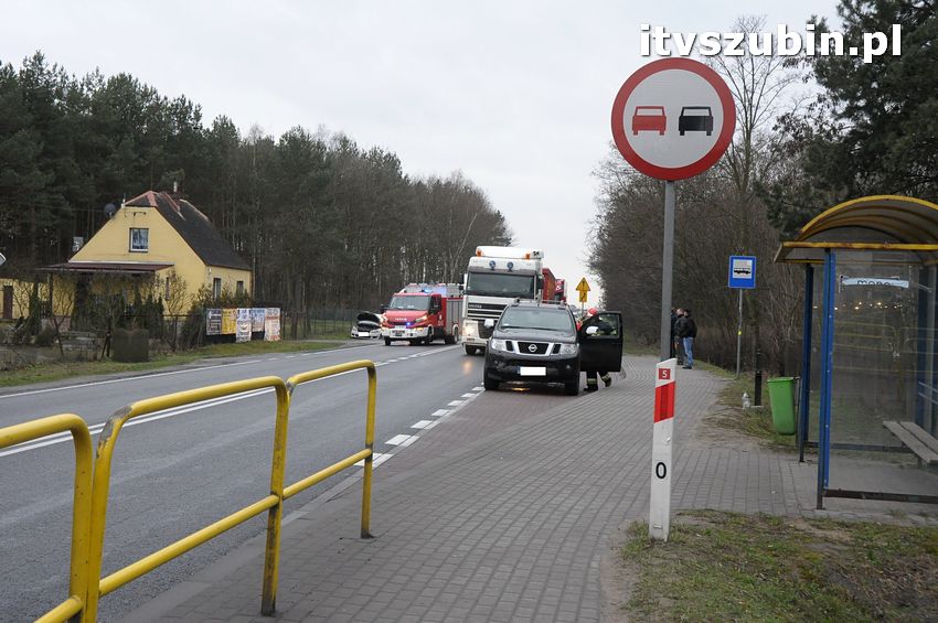Kolizja trzech samochodów w Kołaczkowie