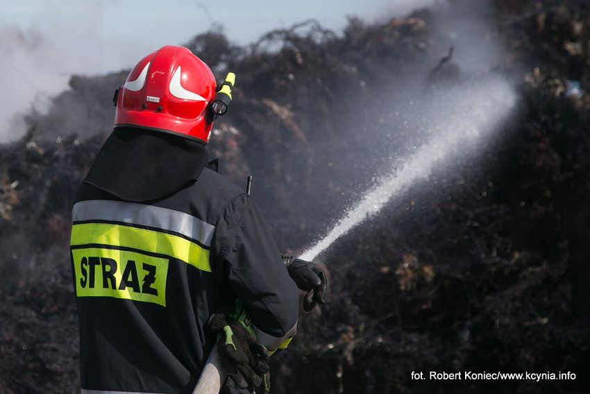 To była bardzo trudna akcja gaśnicza