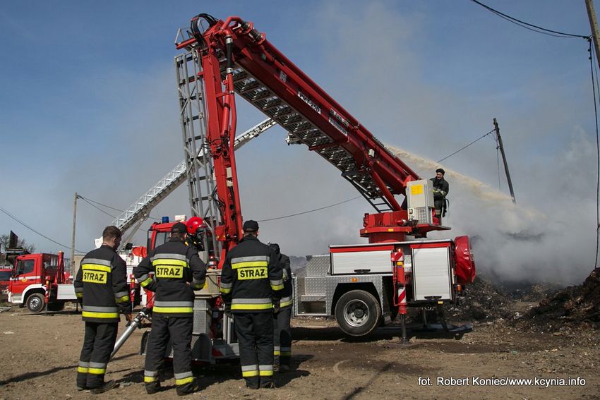 To była bardzo trudna akcja gaśnicza