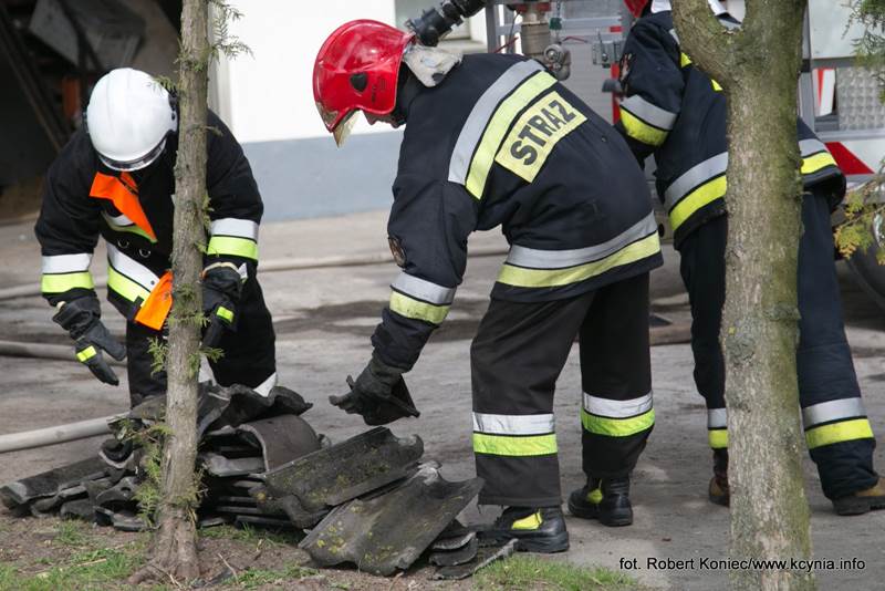 Kolejny pożar w gminie Kcynia
