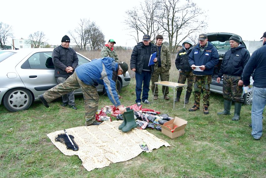 Zawody spławikowe koła PZW 128 Szubin w Łabiszynie
