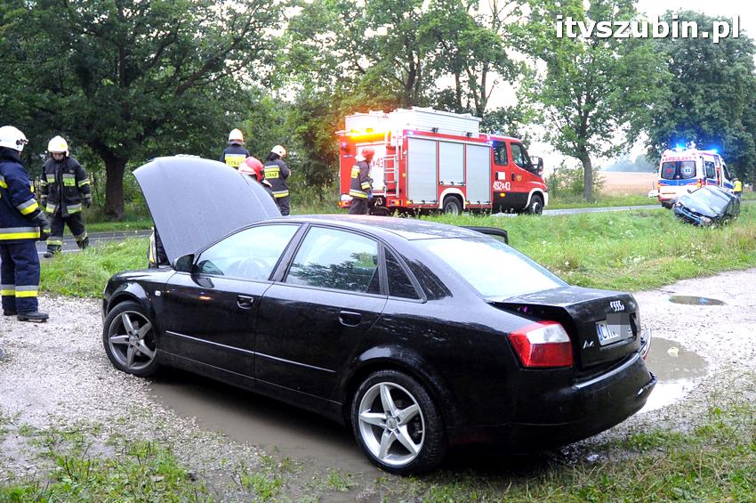 Kolizja dwóch osobówek