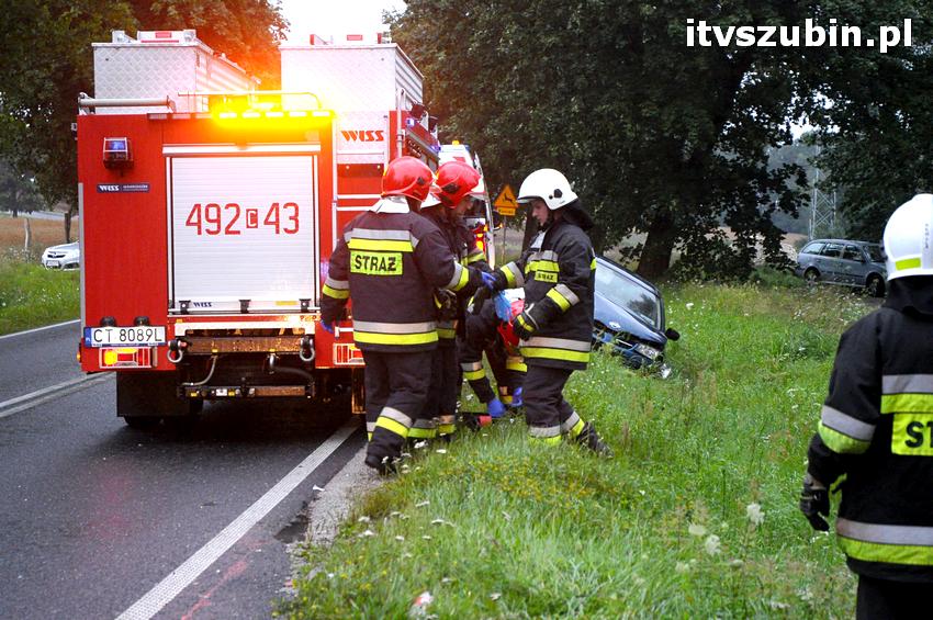 Kolizja dwóch osobówek