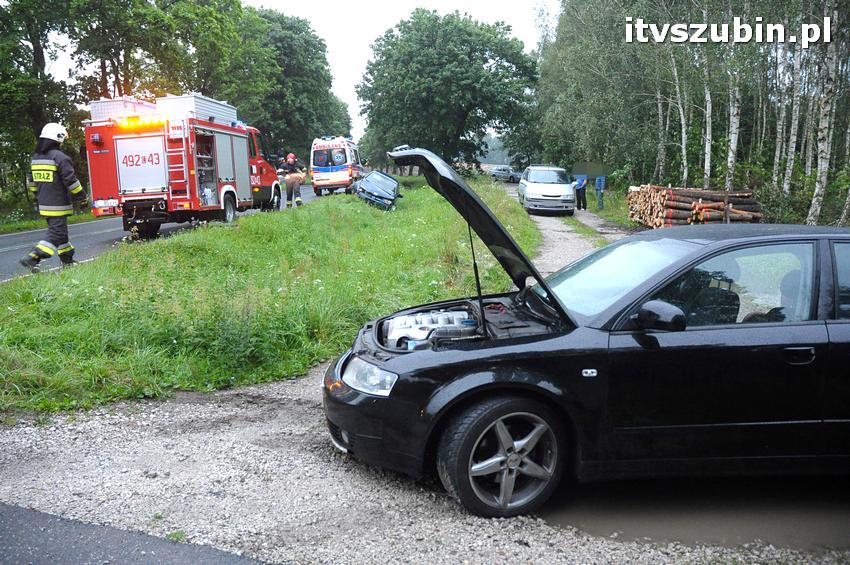 Kolizja dwóch osobówek