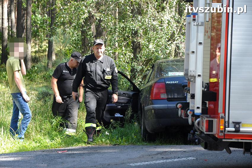 Tragiczny w skutkach wypadek na trasie Szubin - Łabiszyn. Śmierć na miejscu poniósł motocyklista