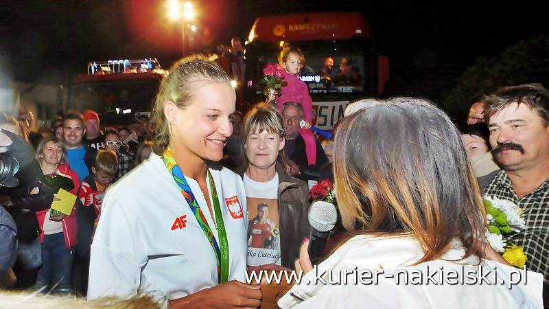 Monika Ciaciuch już w domu