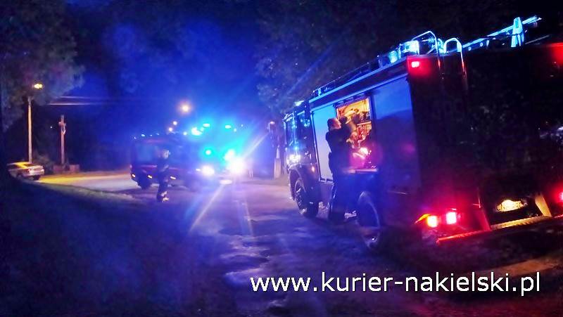 Pożar budynku jednorodzinnego w Małocinie