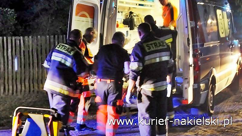 Pożar budynku jednorodzinnego w Małocinie