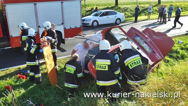 Wypadek na drodze krajowej nr 10 pomiędzy Minikowem, a Strzelewem