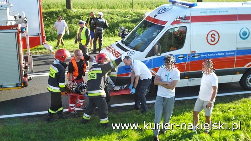 Wypadek na drodze krajowej nr 10 pomiędzy Minikowem, a Strzelewem