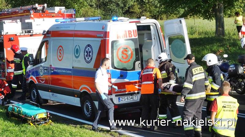 Wypadek na drodze krajowej nr 10 pomiędzy Minikowem, a Strzelewem