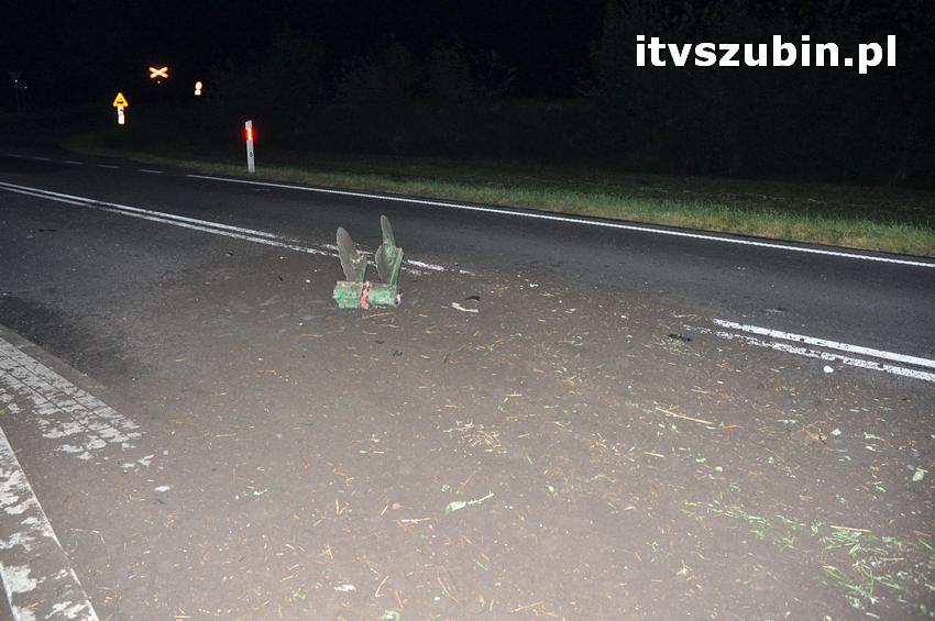 Wieczorna kolizja busa z ciągnikiem rolniczym [USTALENIA POLICJI]