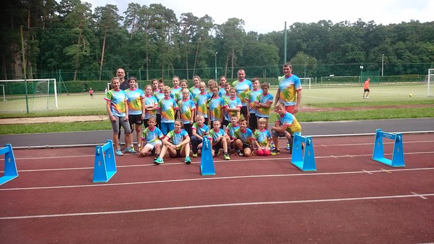 UKS Wyspiański na obozie sportowym w Sierakowie