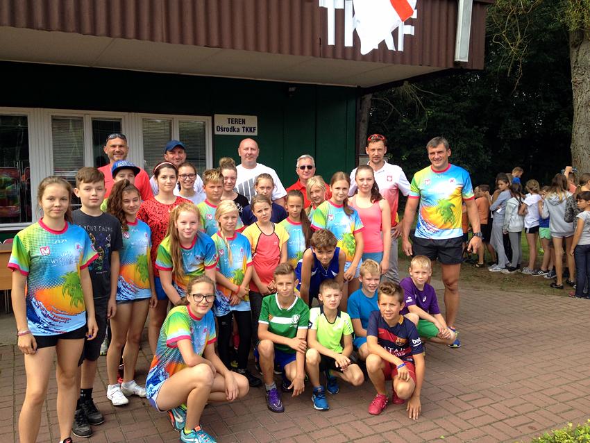 UKS Wyspiański na obozie sportowym w Sierakowie