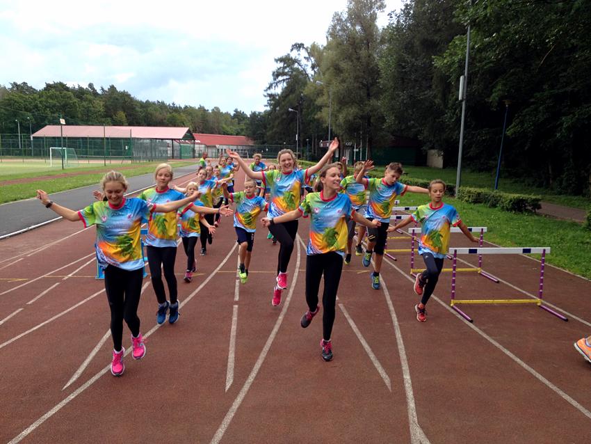 UKS Wyspiański na obozie sportowym w Sierakowie