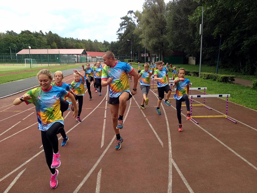 UKS Wyspiański na obozie sportowym w Sierakowie