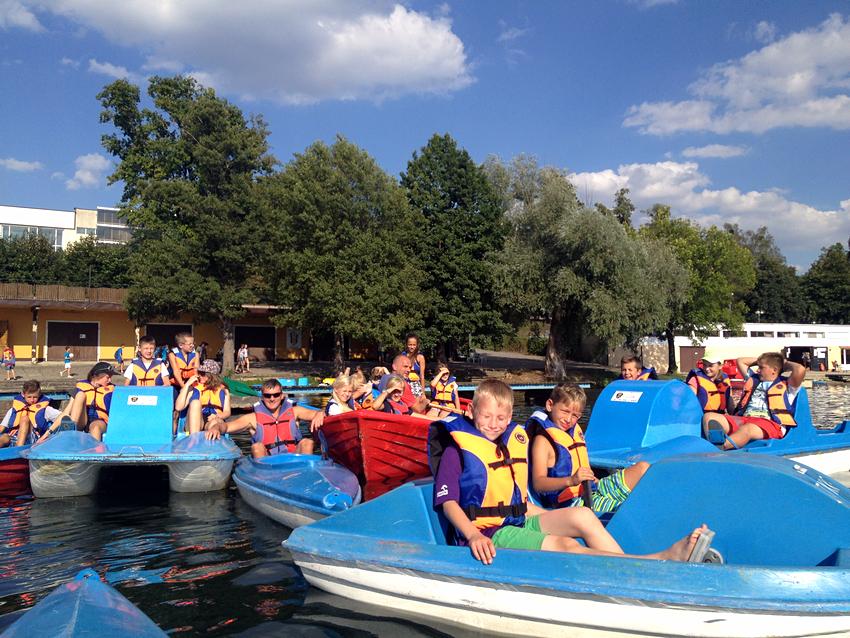 UKS Wyspiański na obozie sportowym w Sierakowie