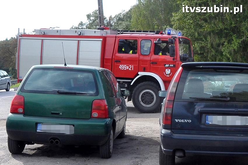 Pożar w Hucie Szkła w Turze