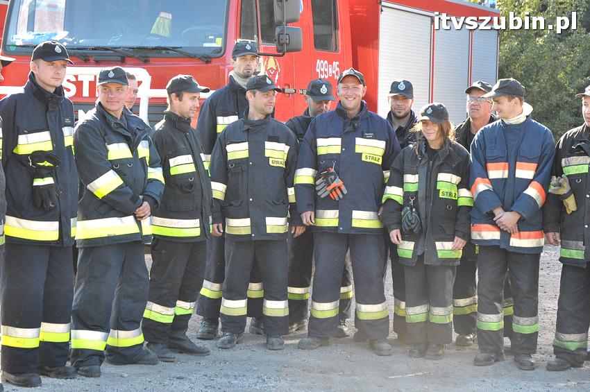 Ćwiczenia taktyczne na terenie leśnictwa Gąbin