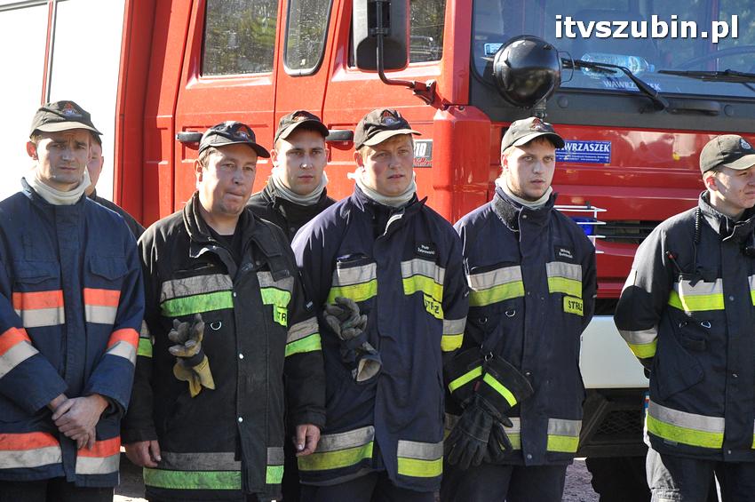 Ćwiczenia taktyczne na terenie leśnictwa Gąbin