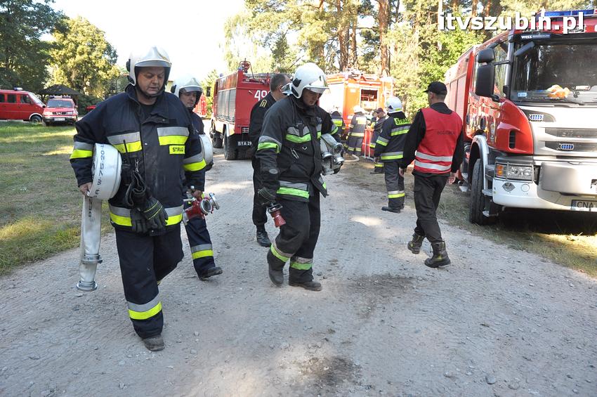 Ćwiczenia taktyczne na terenie leśnictwa Gąbin