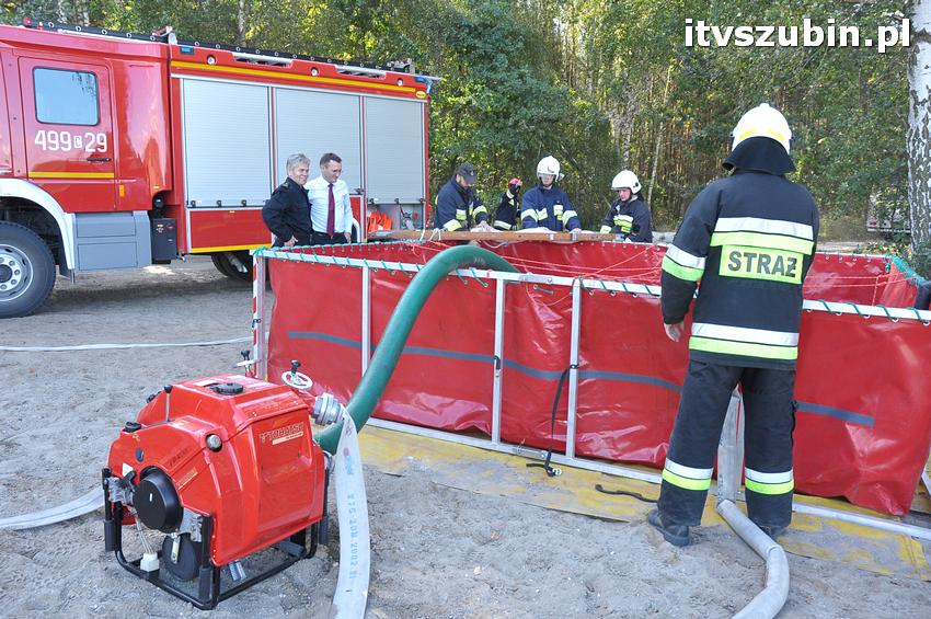 Ćwiczenia taktyczne na terenie leśnictwa Gąbin