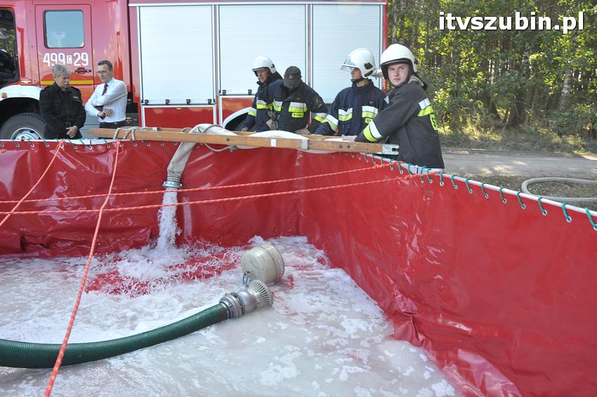 Ćwiczenia taktyczne na terenie leśnictwa Gąbin