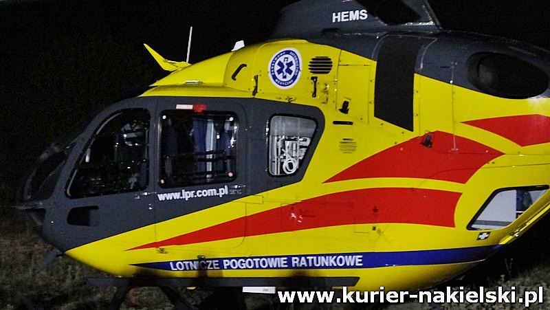 Nocne ćwiczenia strażaków i Lotniczego Pogotowia Ratunkowego