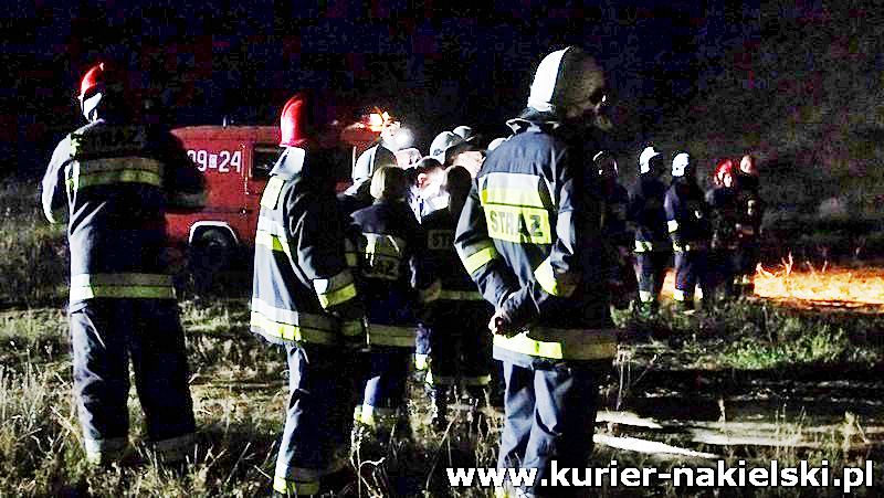 Nocne ćwiczenia strażaków i Lotniczego Pogotowia Ratunkowego