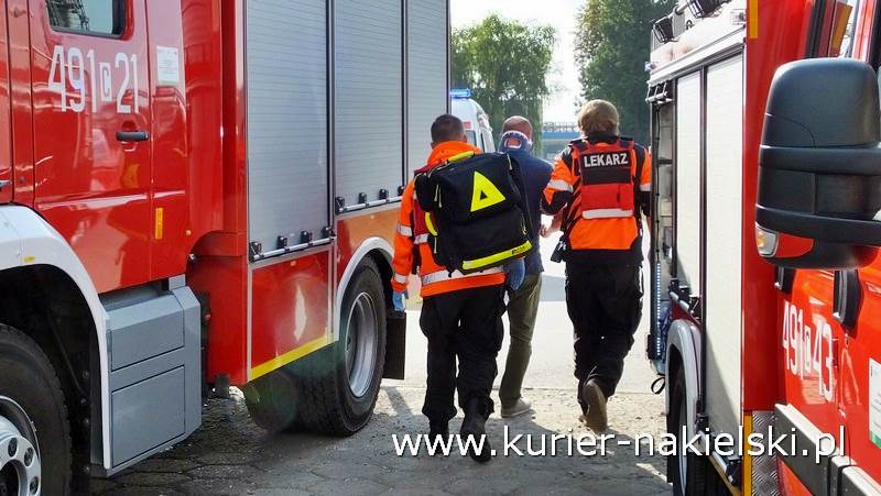 Wypadek na ul. Rudki w Nakle nad Notecią