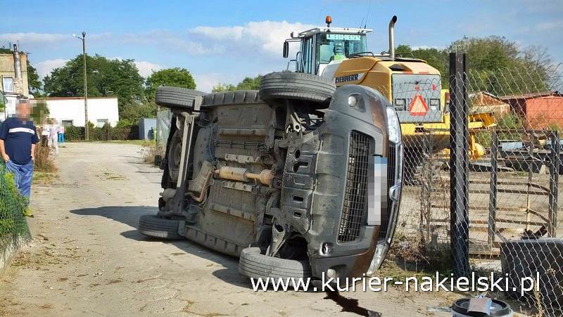 Wypadek na ul. Rudki w Nakle nad Notecią