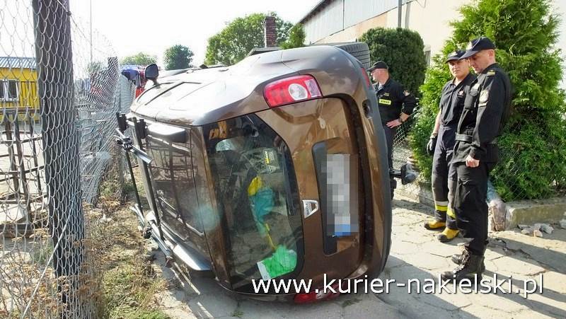 Wypadek na ul. Rudki w Nakle nad Notecią