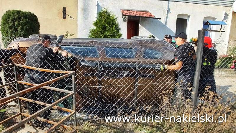 Wypadek na ul. Rudki w Nakle nad Notecią