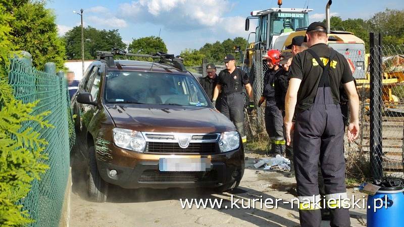Wypadek na ul. Rudki w Nakle nad Notecią
