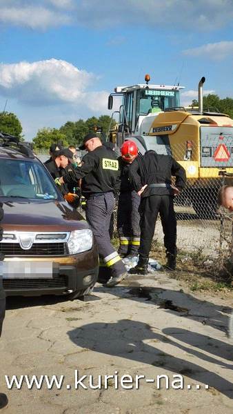 Wypadek na ul. Rudki w Nakle nad Notecią