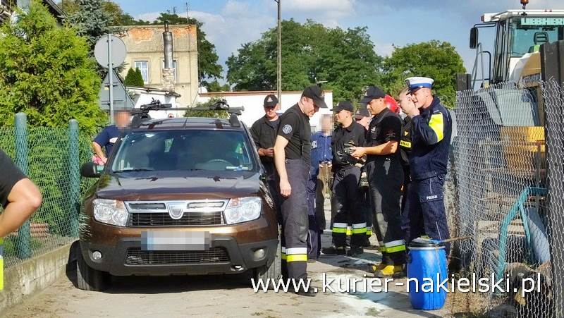 Wypadek na ul. Rudki w Nakle nad Notecią