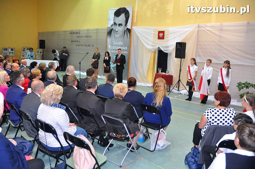 Uroczystość nadania SP Kołaczkowo imienia Andrzeja Grubby