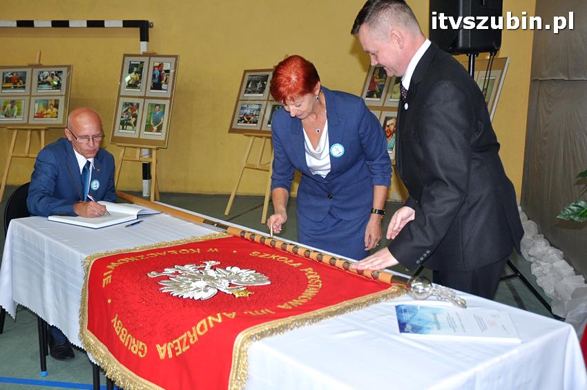 Uroczystość nadania SP Kołaczkowo imienia Andrzeja Grubby