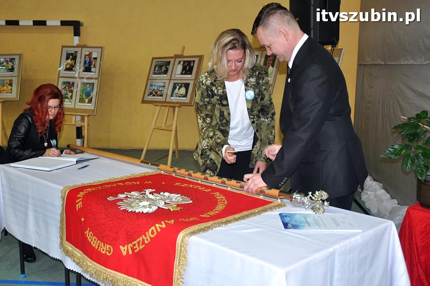 Uroczystość nadania SP Kołaczkowo imienia Andrzeja Grubby