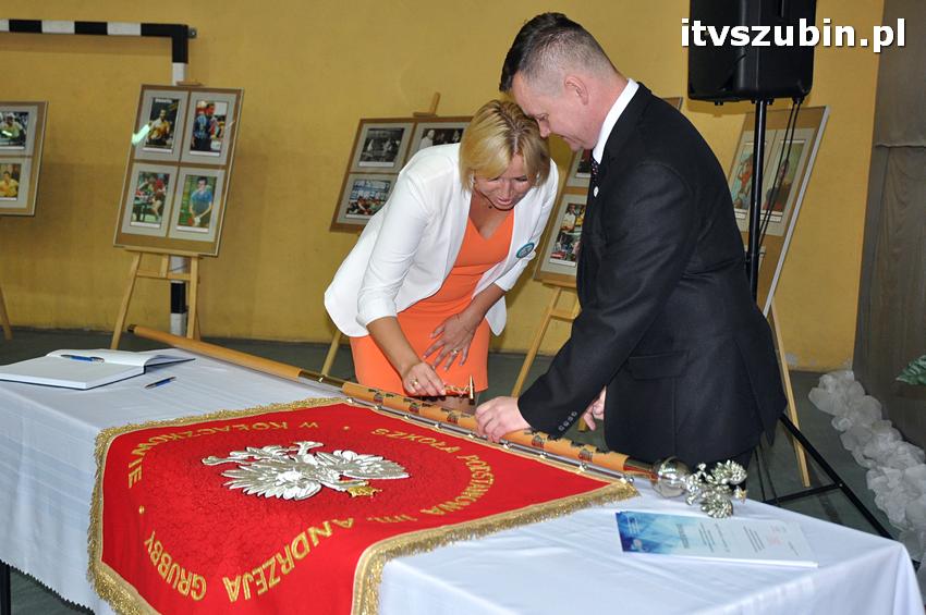 Uroczystość nadania SP Kołaczkowo imienia Andrzeja Grubby