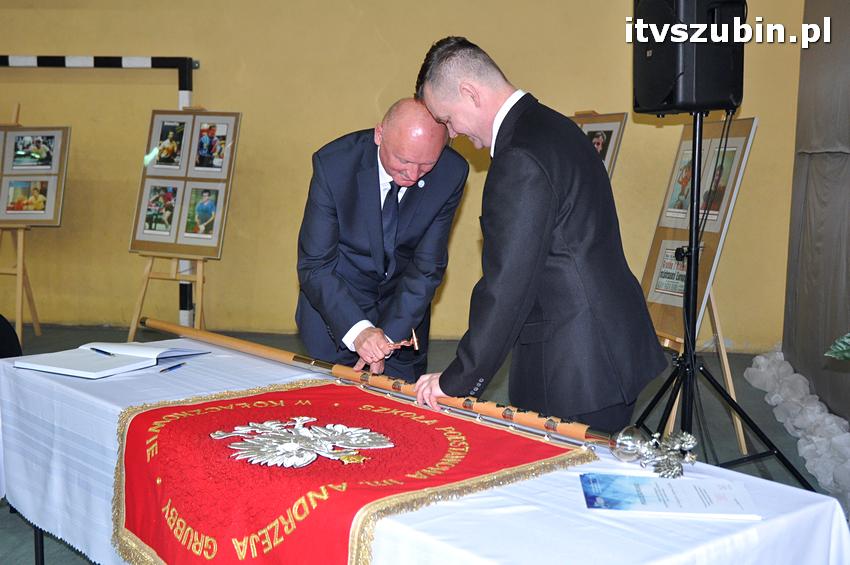 Uroczystość nadania SP Kołaczkowo imienia Andrzeja Grubby