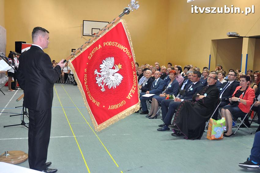 Uroczystość nadania SP Kołaczkowo imienia Andrzeja Grubby